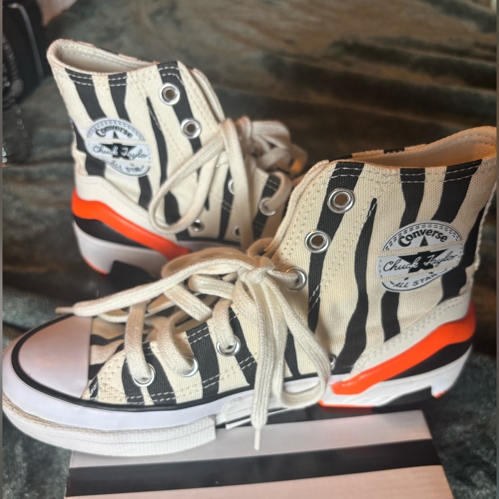 Converse High Sunblocked - Zebra (no box)